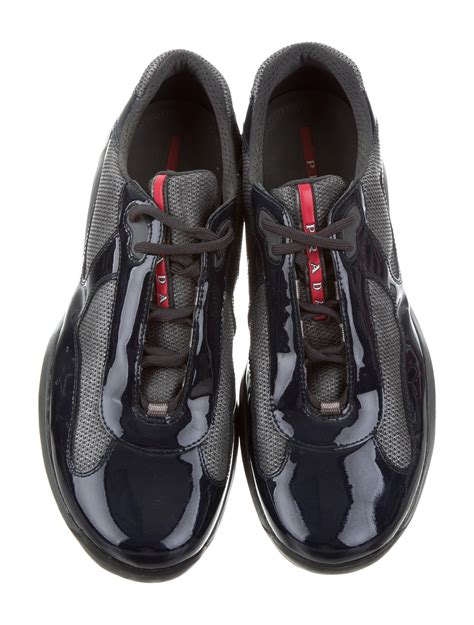 prada limited edition patent leather shoes|Prada patent leather sneakers men.